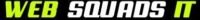 white and blue modern marketplace website logo